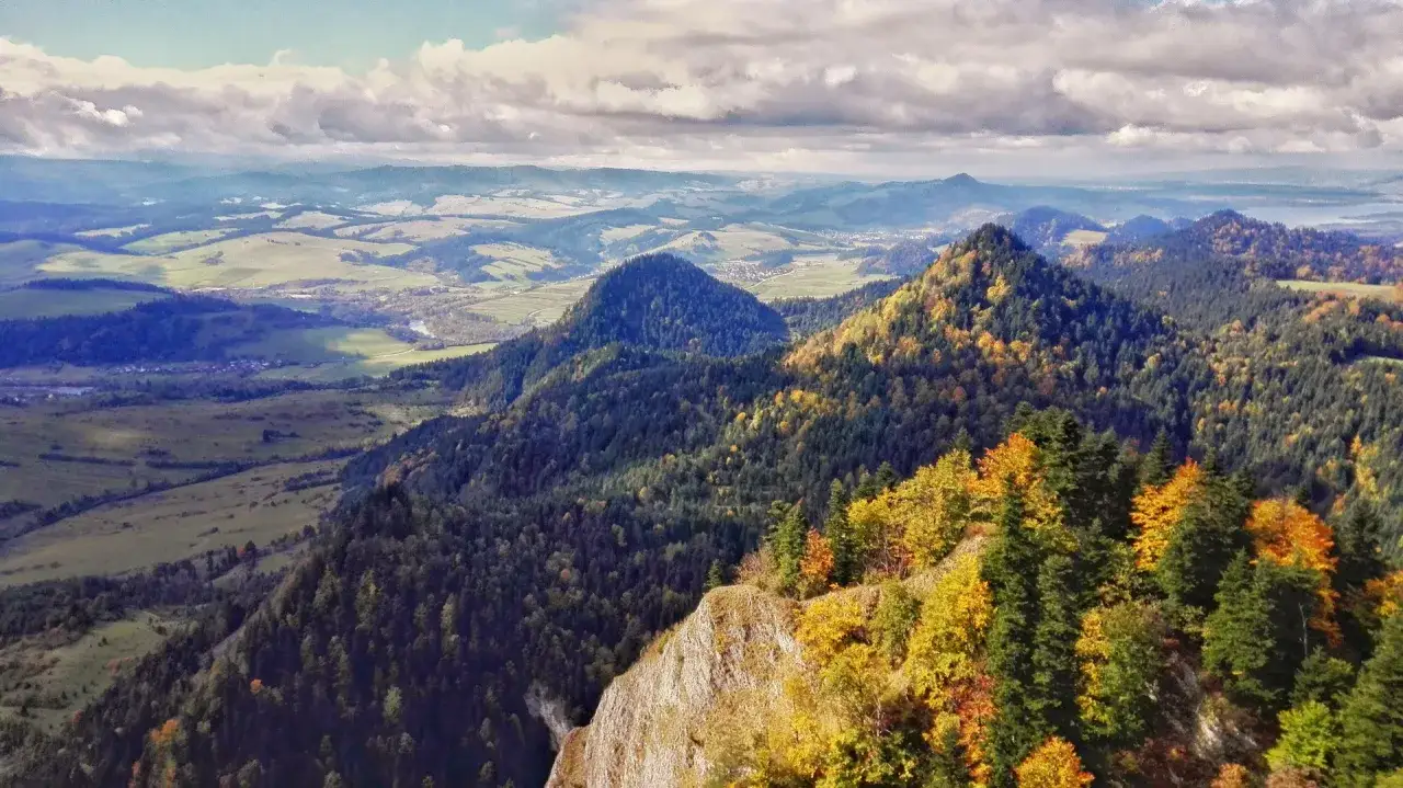 Pieniny Trzy Korony panorama