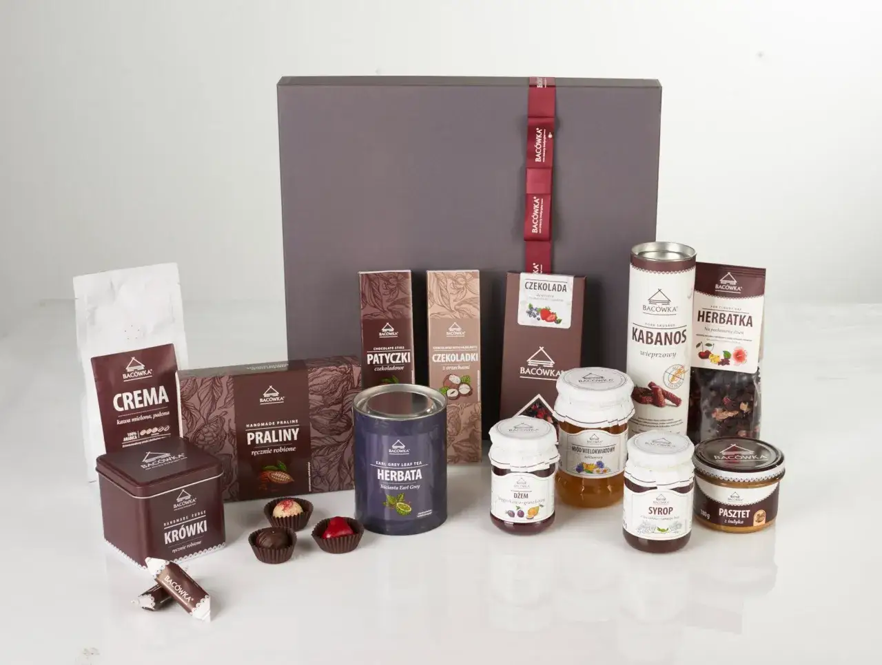Bac&oacute;wka Towary Tradycyjne asortyment produkt&oacute;w