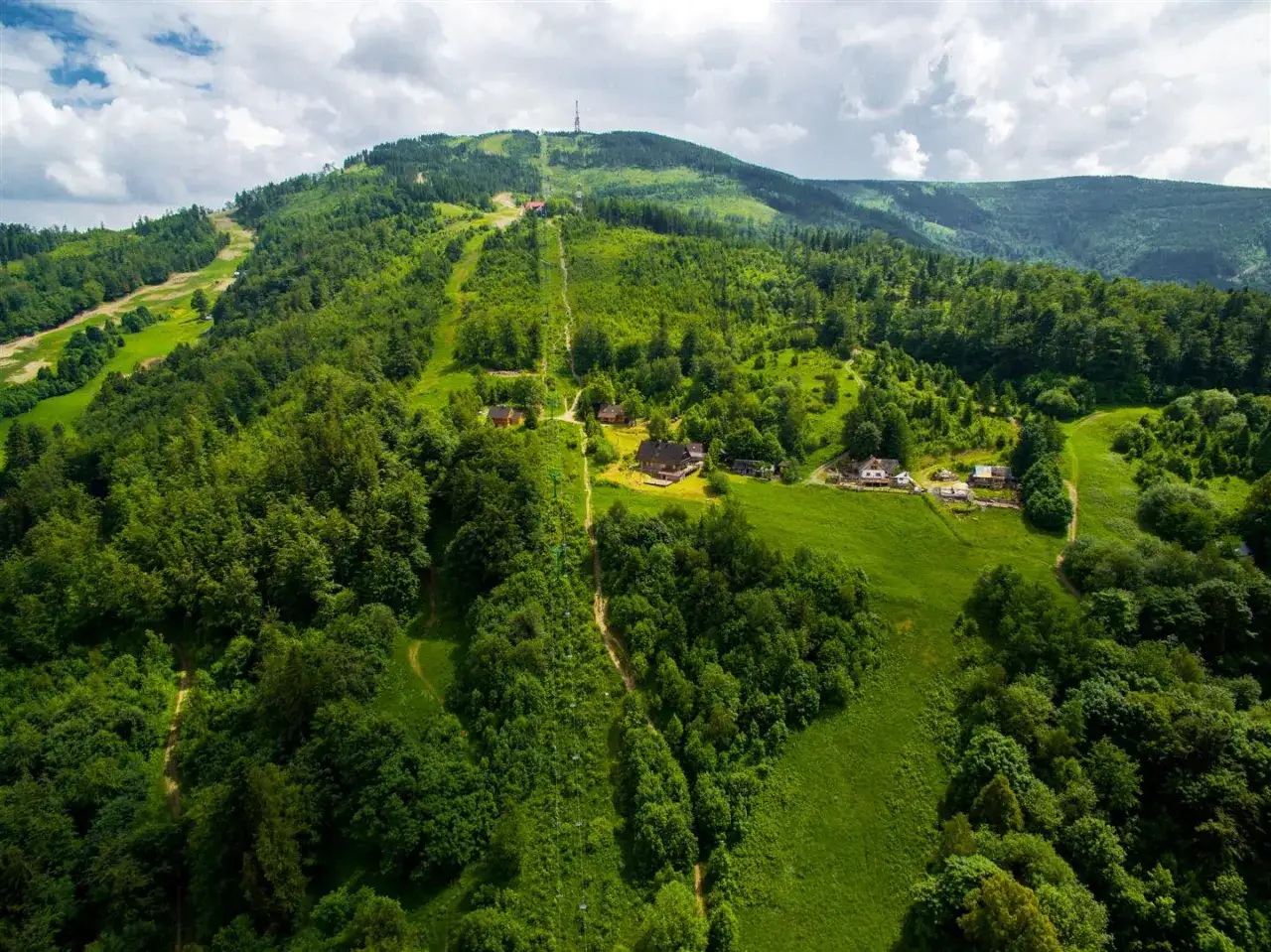 Widok na Skrzyczne ze Szczyrku
