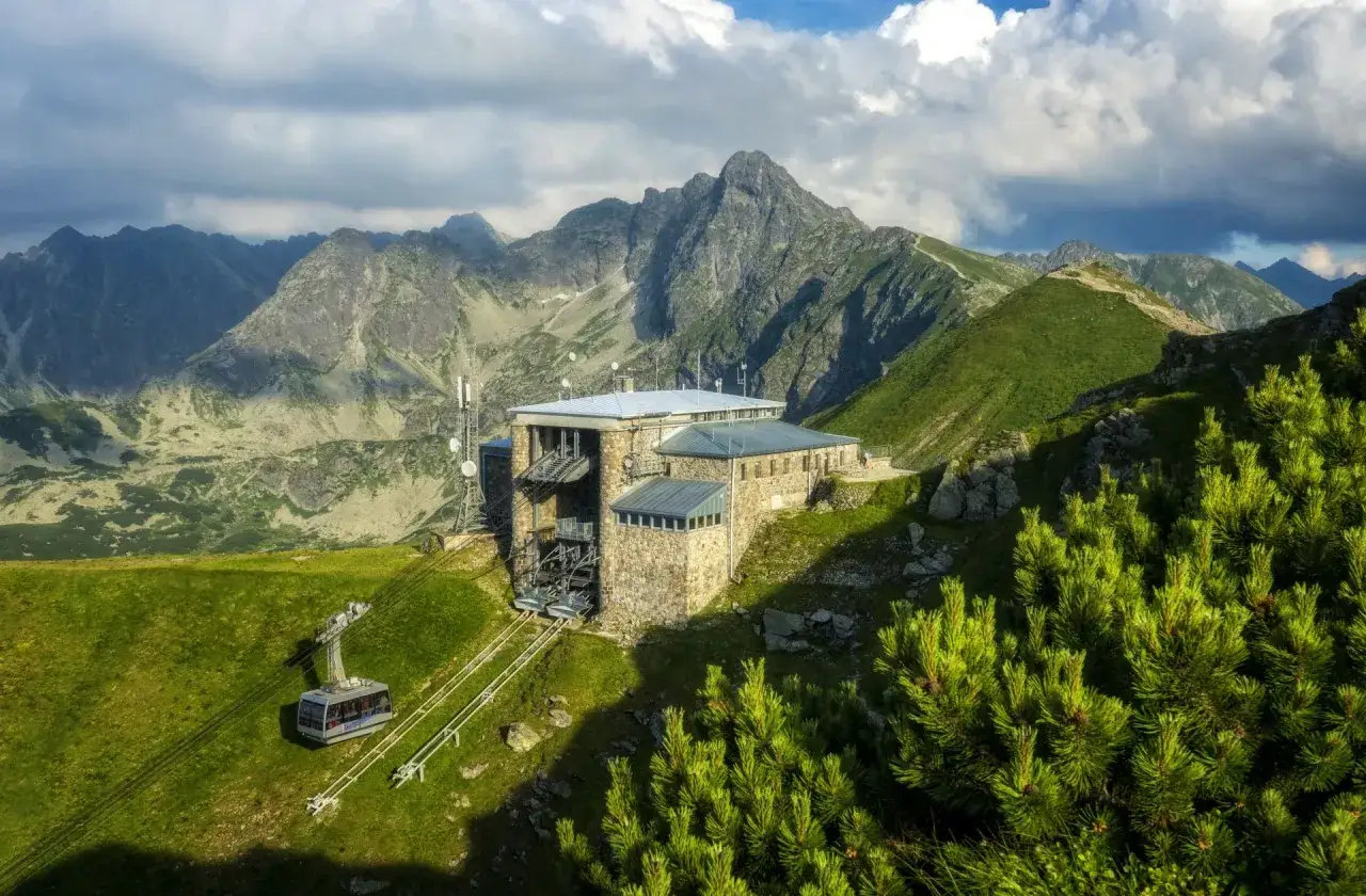 Kolej linowa Kasprowy Wierch panorama